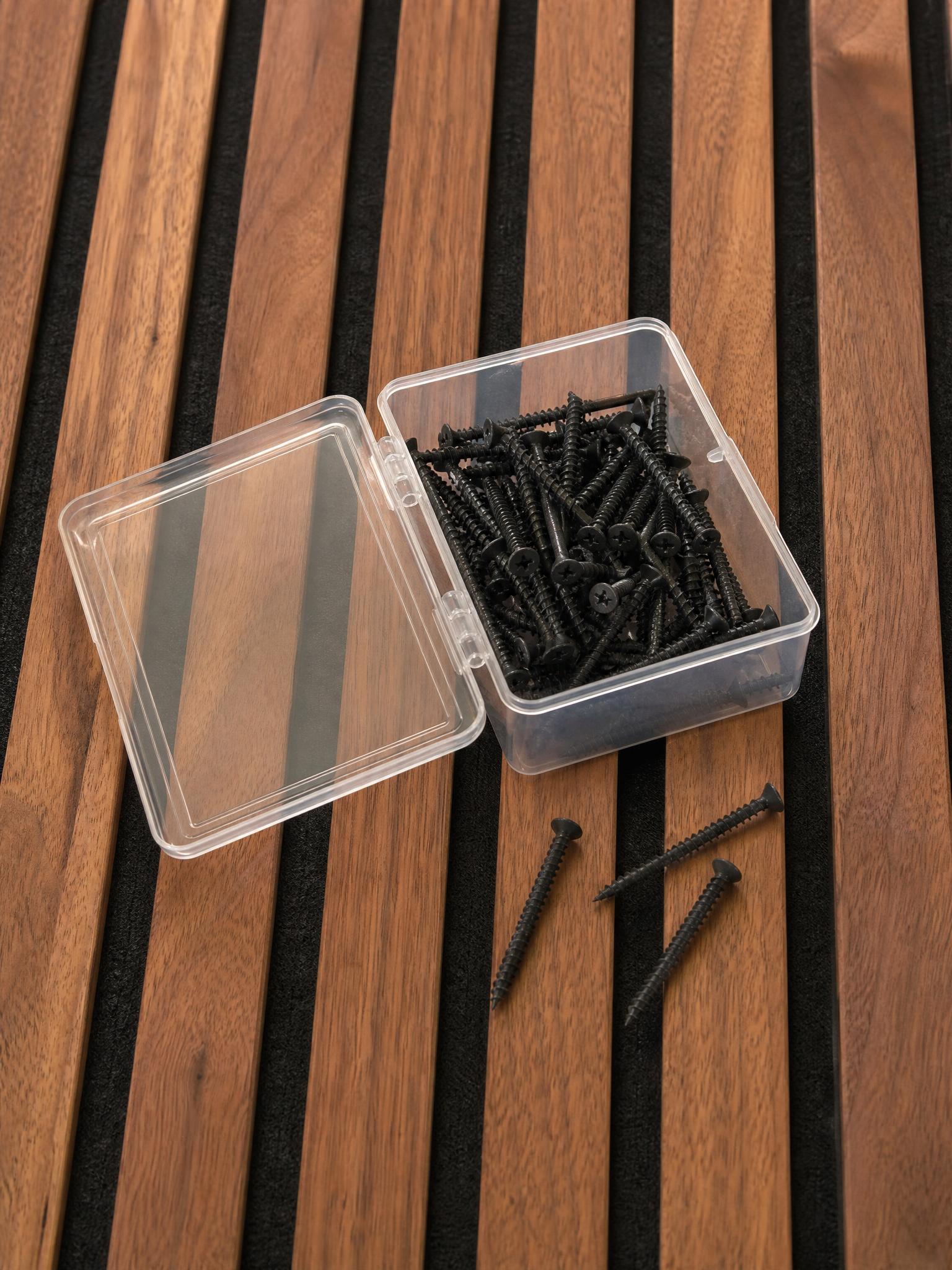 Slatpanel® Slatpanel® | Black | Cross-Head Screw Kit 26 Piece Installation Kit