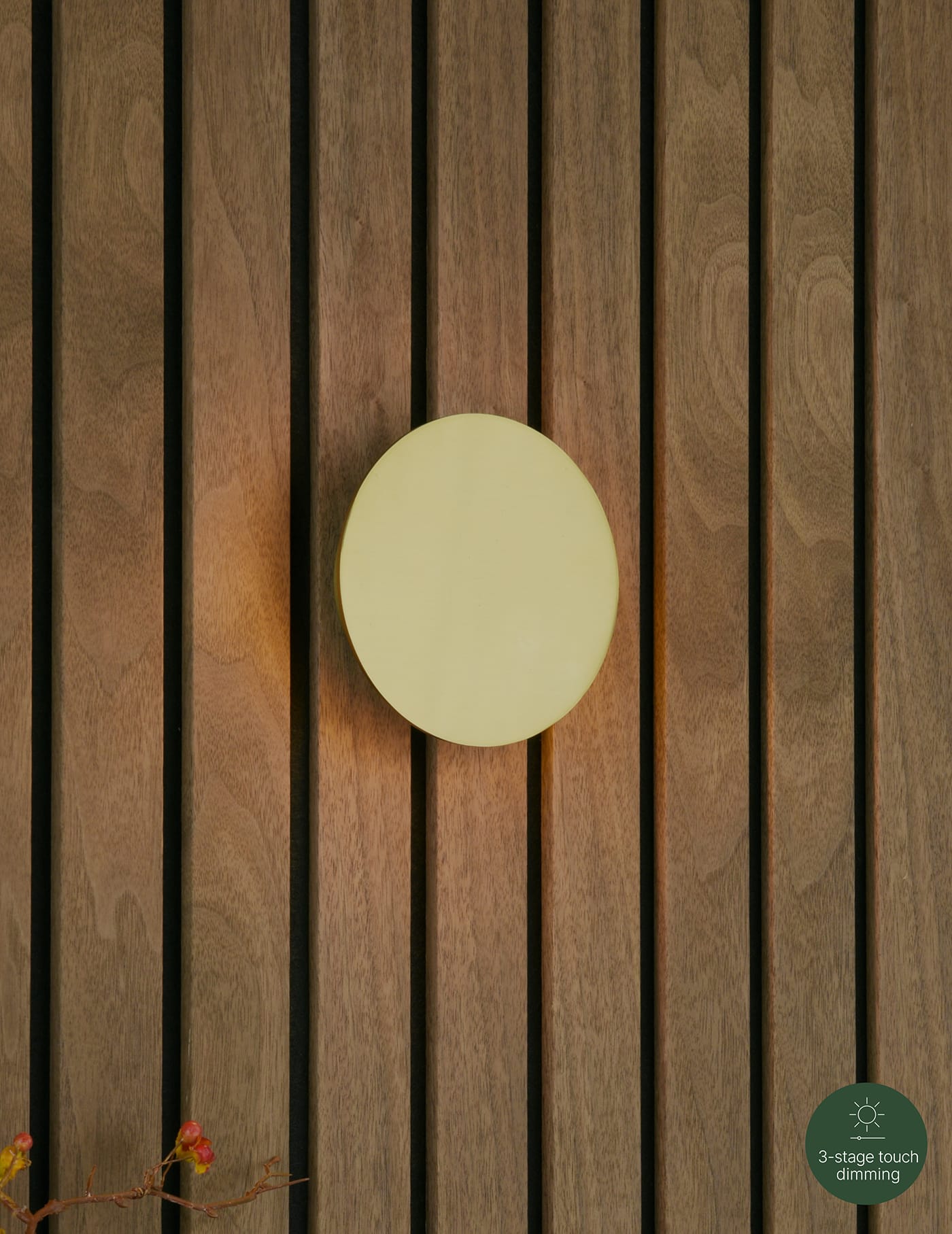 Slatpanel® Slatpanel® Glow Disc Wall-Mounted Rechargeable Lighting