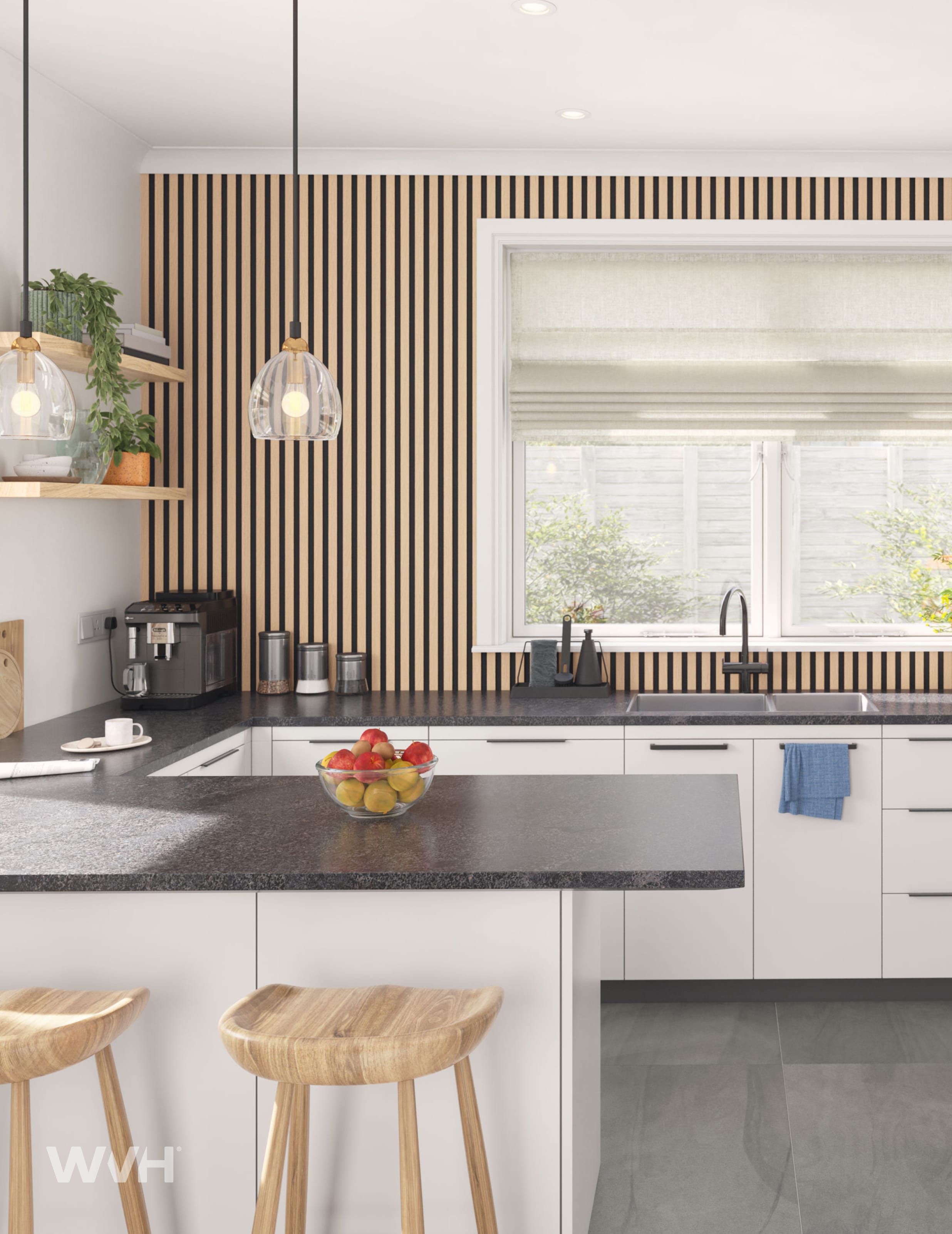 Slatpanel® Slatpanel® Hydro Oak Waterproof Wall Panels