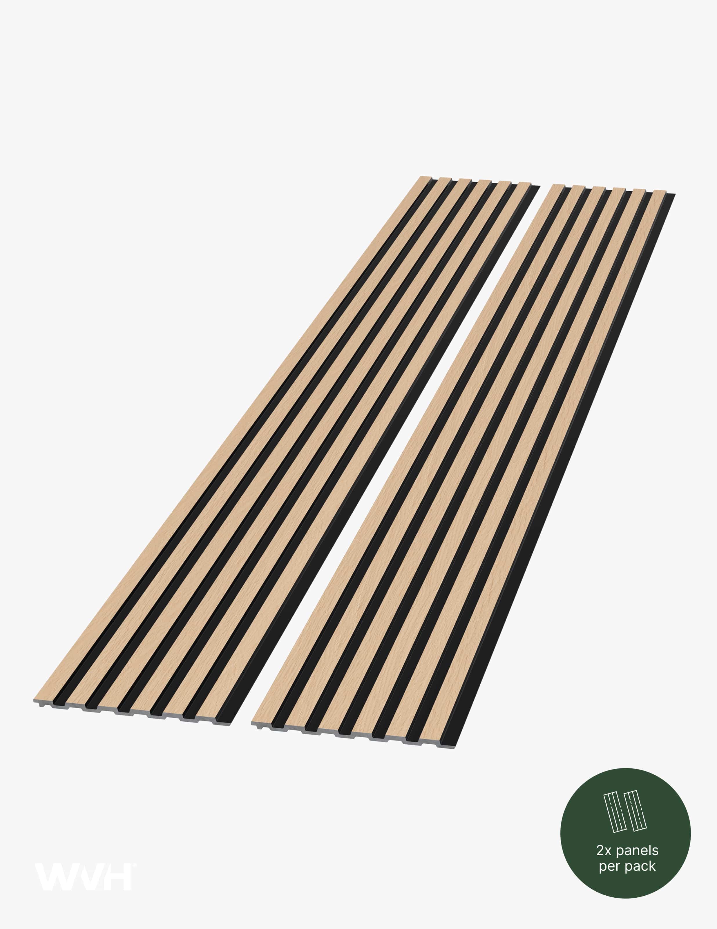 Slatpanel® Slatpanel® Hydro Oak Waterproof Wall Panels