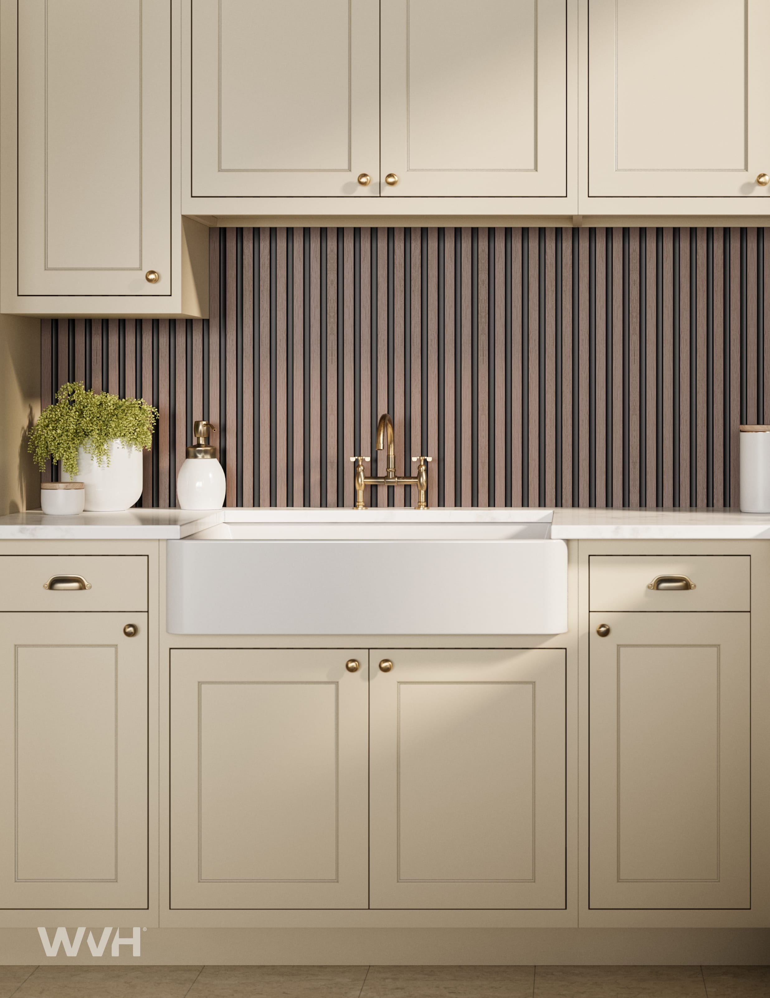Slatpanel® Slatpanel® Hydro Walnut Waterproof Wall Panels