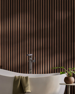 Slatpanel® Slatpanel® Hydro Walnut Waterproof Wall Panels