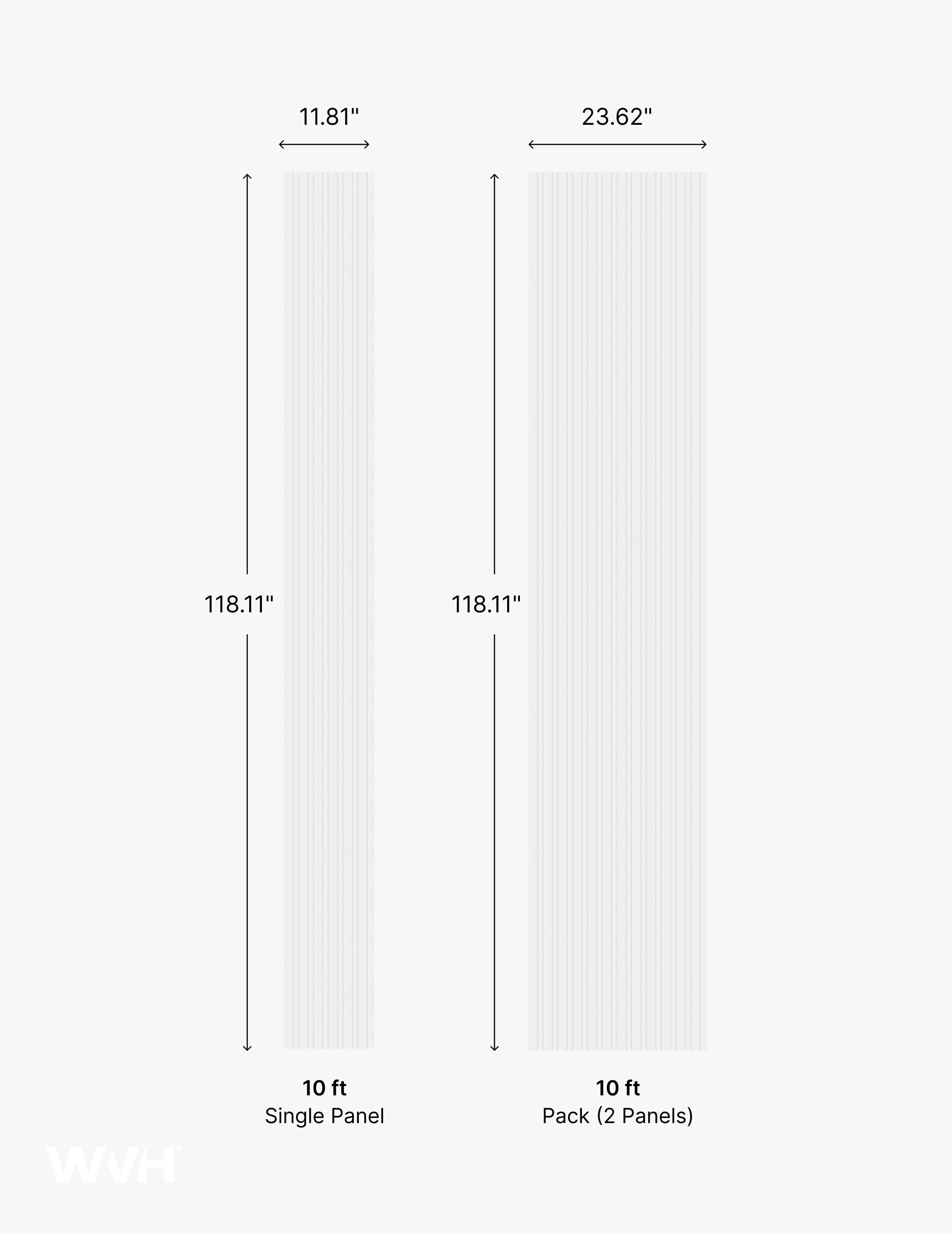 Slatpanel® Slatpanel® Hydro White Waterproof Wall Panels