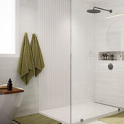 Slatpanel® Slatpanel® Hydro White Waterproof Wall Panels
