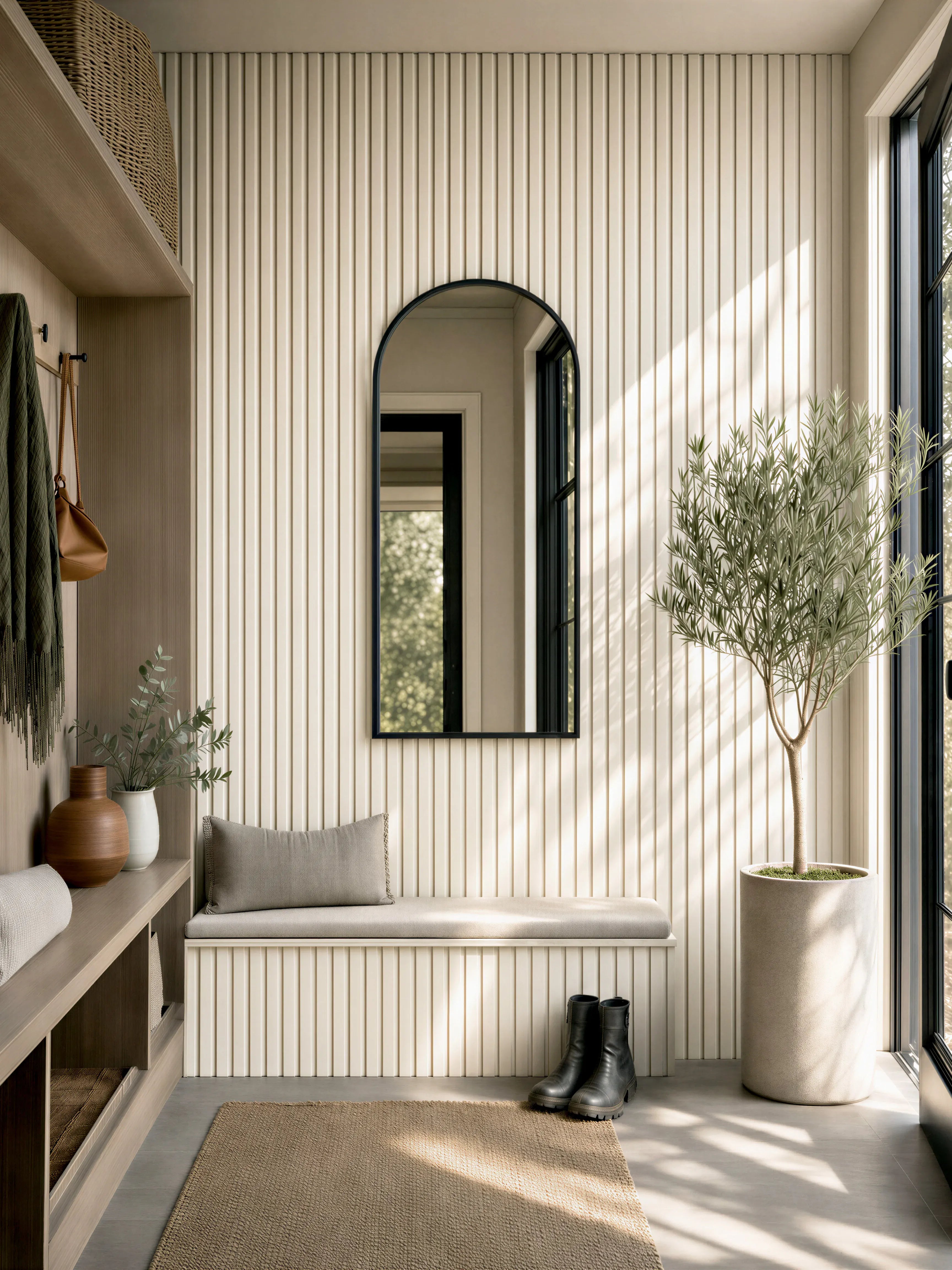 Slatpanel® Slatpanel® Hydro White Waterproof Wall Panels