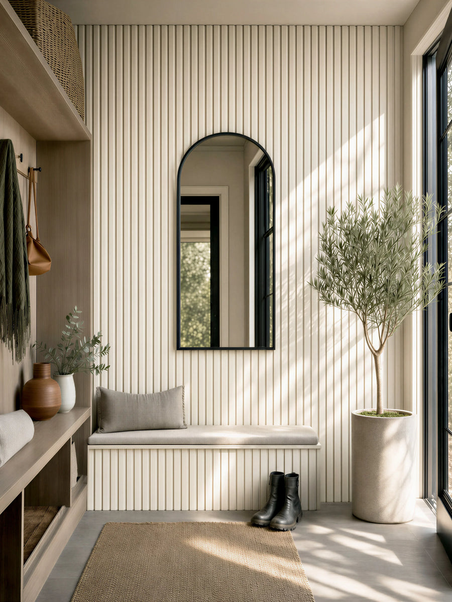 Slatpanel® Slatpanel® Hydro White Waterproof Wall Panels