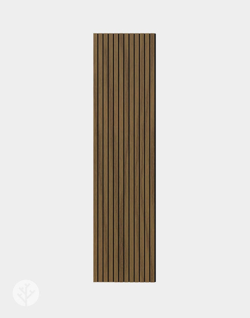 Slatpanel® Walnut Luxe Fire-Rated Acoustic Wood Wall Panel