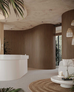 Slatpanel® Ultraflex Walnut Flexible Lightweight Acoustic Wood Wall Panels | Original Slatpanel®