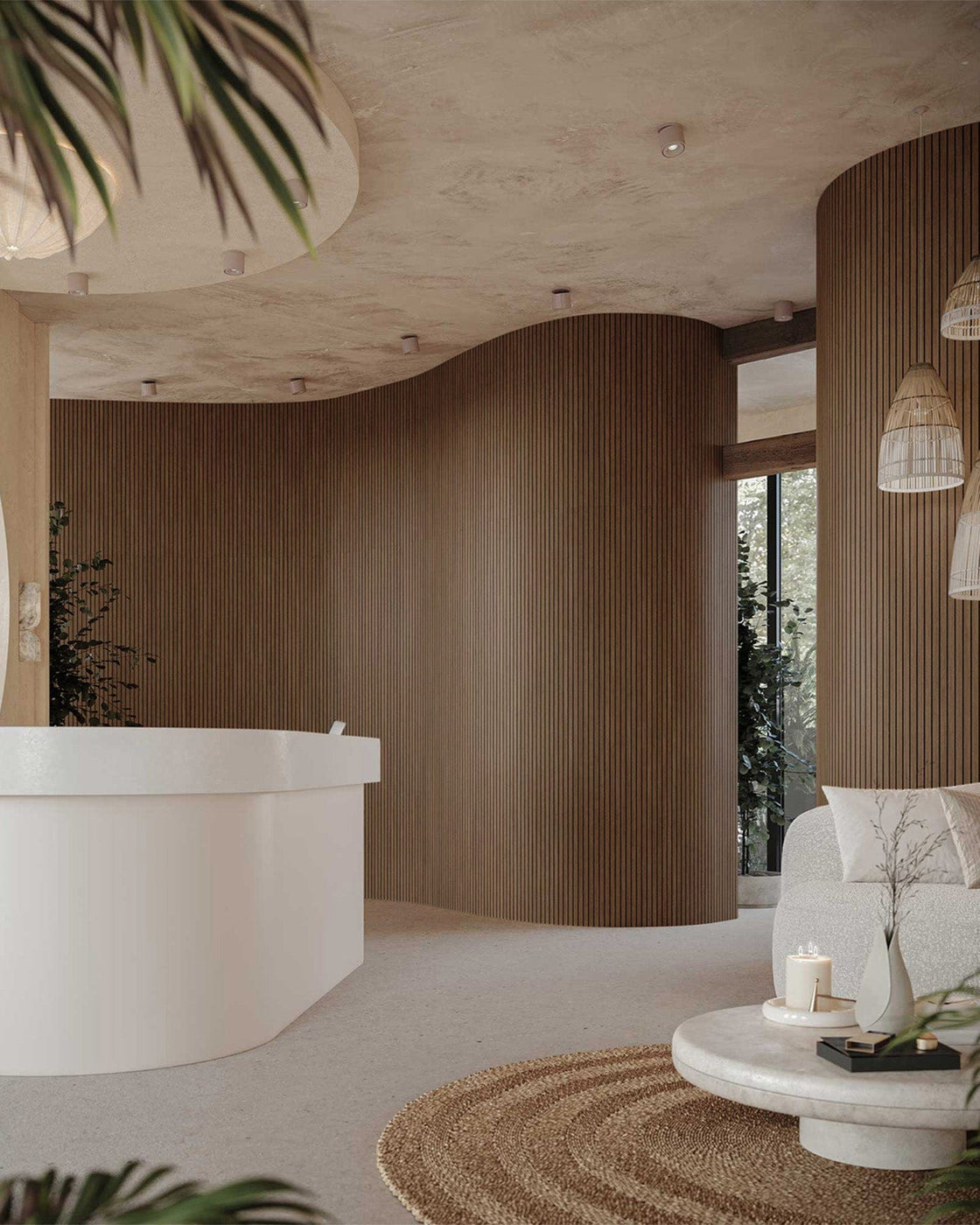 Ultraflex Walnut Flexible Lightweight Acoustic Wood Wall Panels | Orig