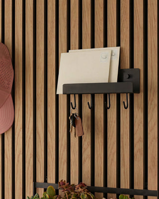 Slatpanel® Shelf with Hooks and EVA Felt | Panel Accessories by Slatpanel®