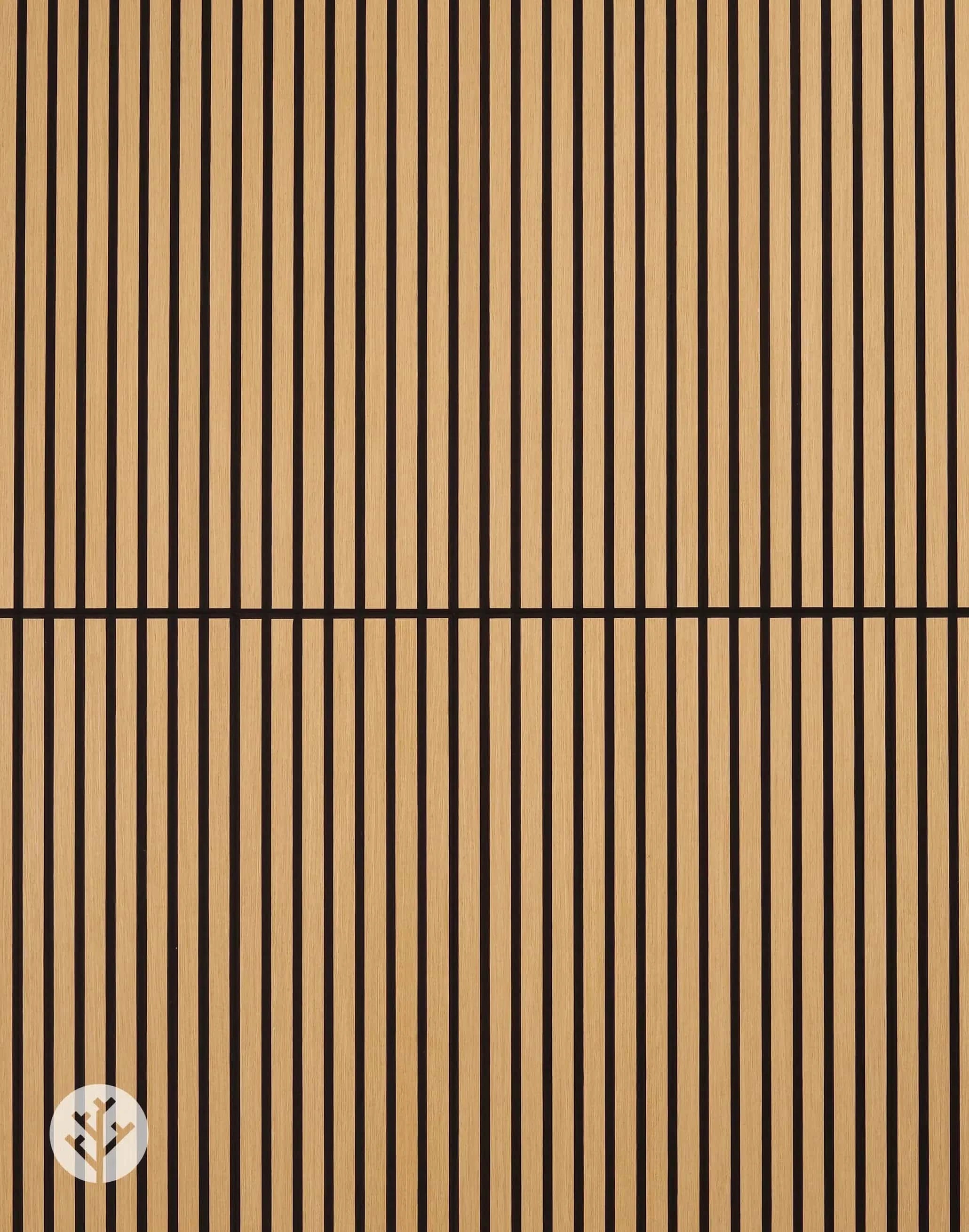 The Wood Veneer Hub Geo-Lite Slat Geometric Wall Panel