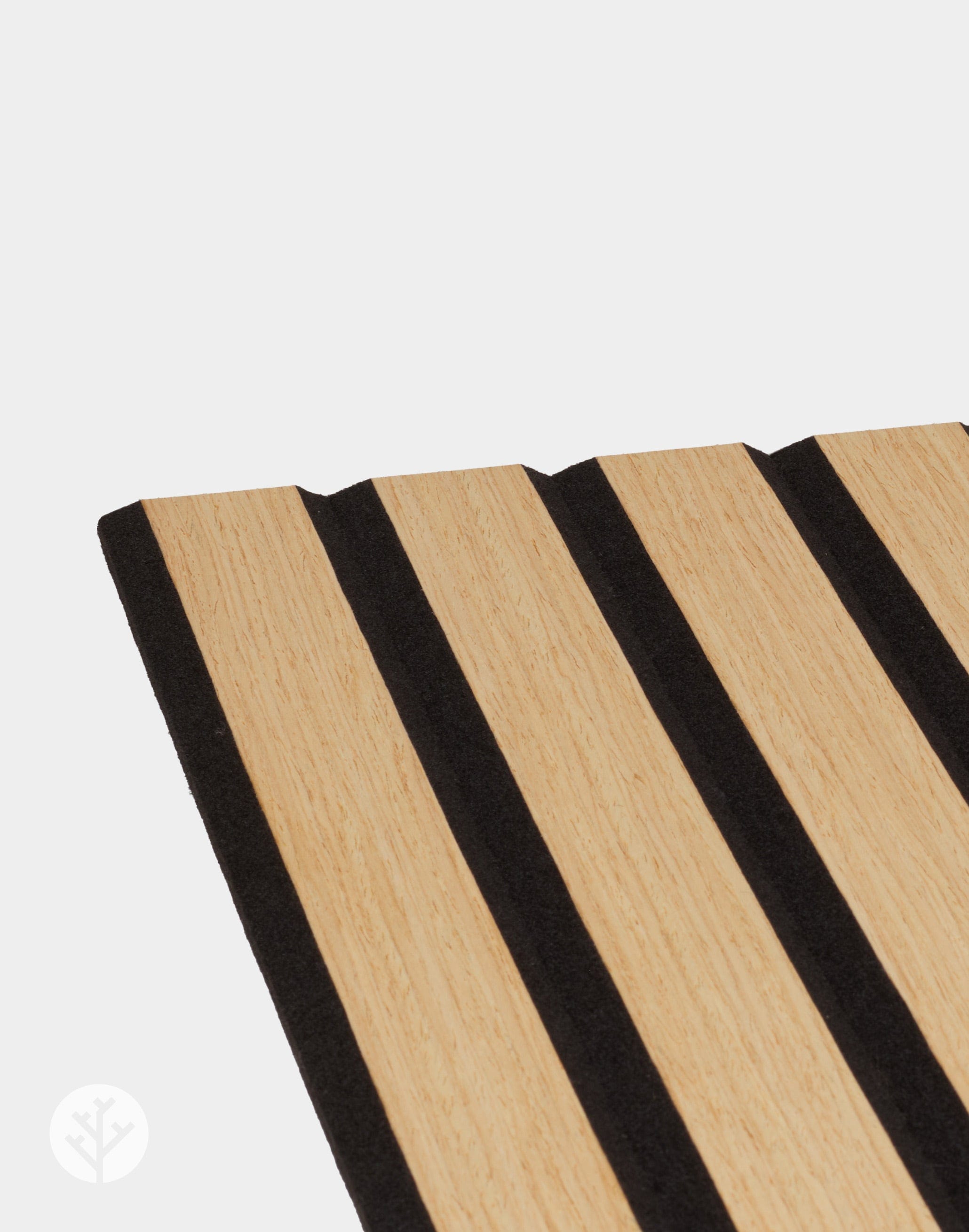 The Wood Veneer Hub Geo-Lite Slat Geometric Wall Panel