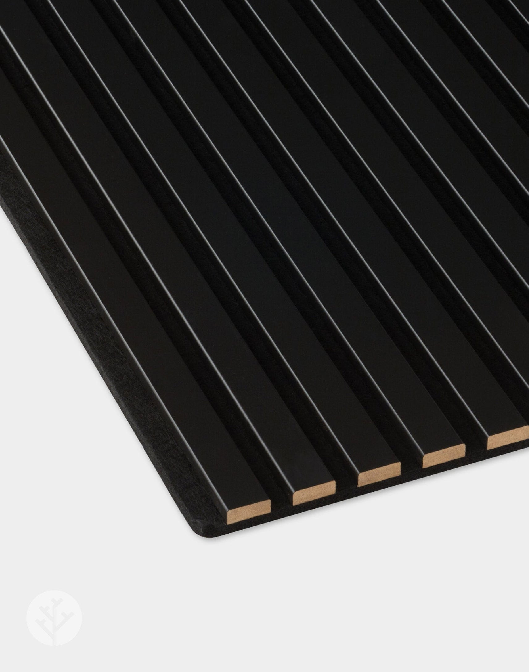 Black Slatted Wood Interior Wall Paneling | Order Online