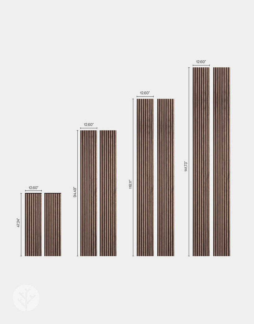 Natural Walnut Slat Wood Wall Paneling | Order Online