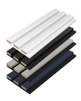 The Wood Veneer Hub Acoustic Slat Colored Wall Panels Full Sample Box