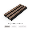 The Wood Veneer Hub Slatpanel® Acoustic Slat Wood Wall Panel Samples