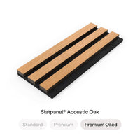 The Wood Veneer Hub Slatpanel® Acoustic Slat Wood Wall Panel Samples