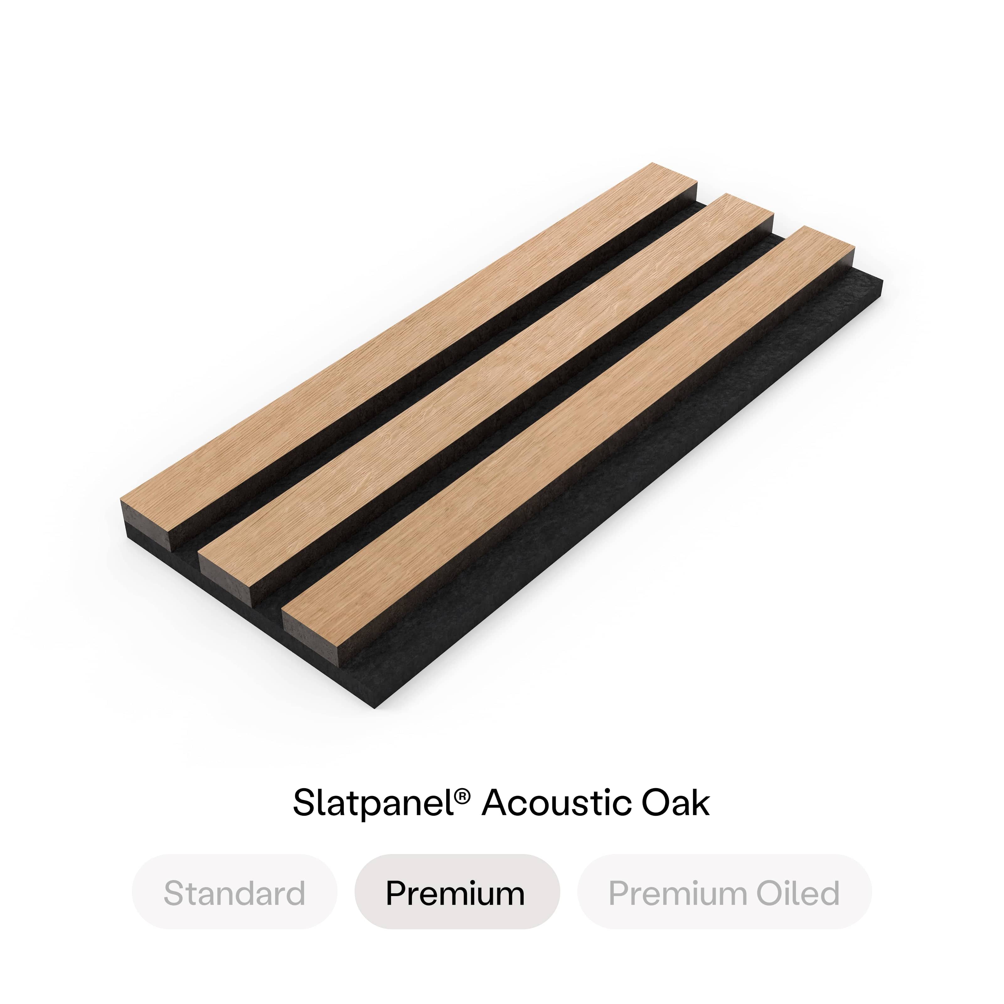 The Wood Veneer Hub Slatpanel® Acoustic Slat Wood Wall Panel Samples