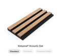 The Wood Veneer Hub Slatpanel® Acoustic Slat Wood Wall Panel Samples
