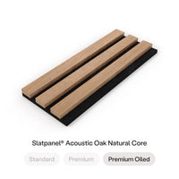The Wood Veneer Hub Slatpanel® Acoustic Slat Wood Wall Panel Samples
