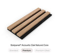 The Wood Veneer Hub Slatpanel® Acoustic Slat Wood Wall Panel Samples