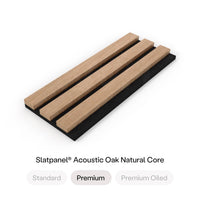 The Wood Veneer Hub Slatpanel® Acoustic Slat Wood Wall Panel Samples
