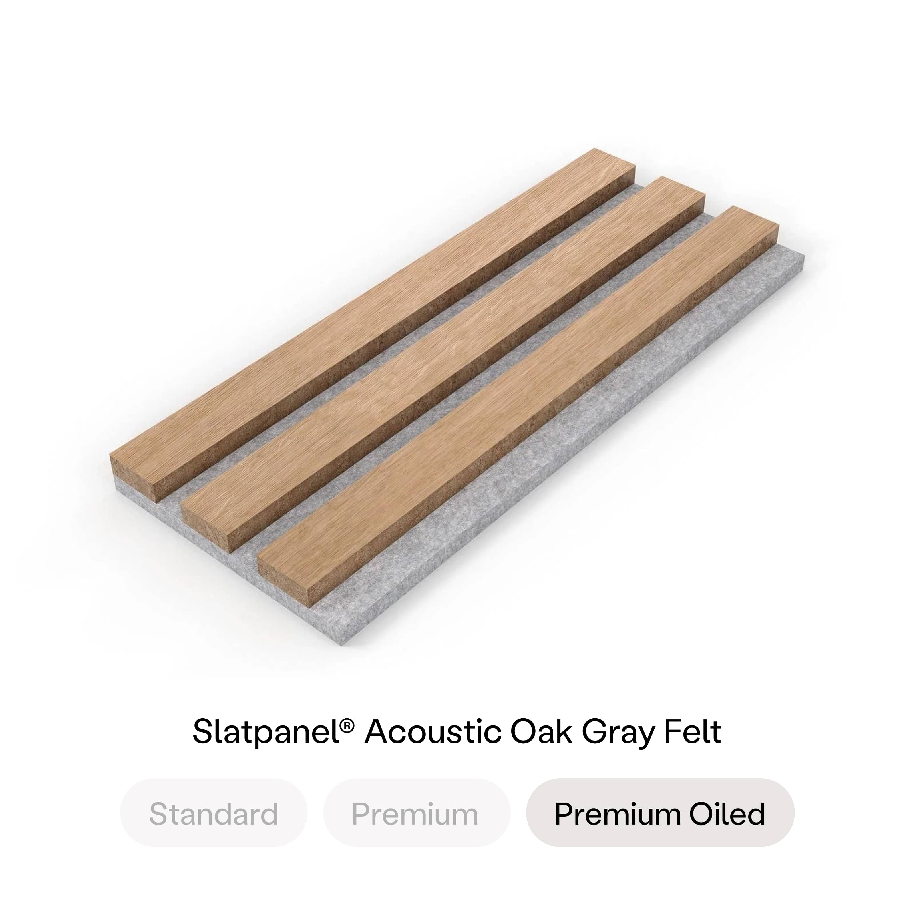 The Wood Veneer Hub Slatpanel® Acoustic Slat Wood Wall Panel Samples