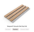 The Wood Veneer Hub Slatpanel® Acoustic Slat Wood Wall Panel Samples