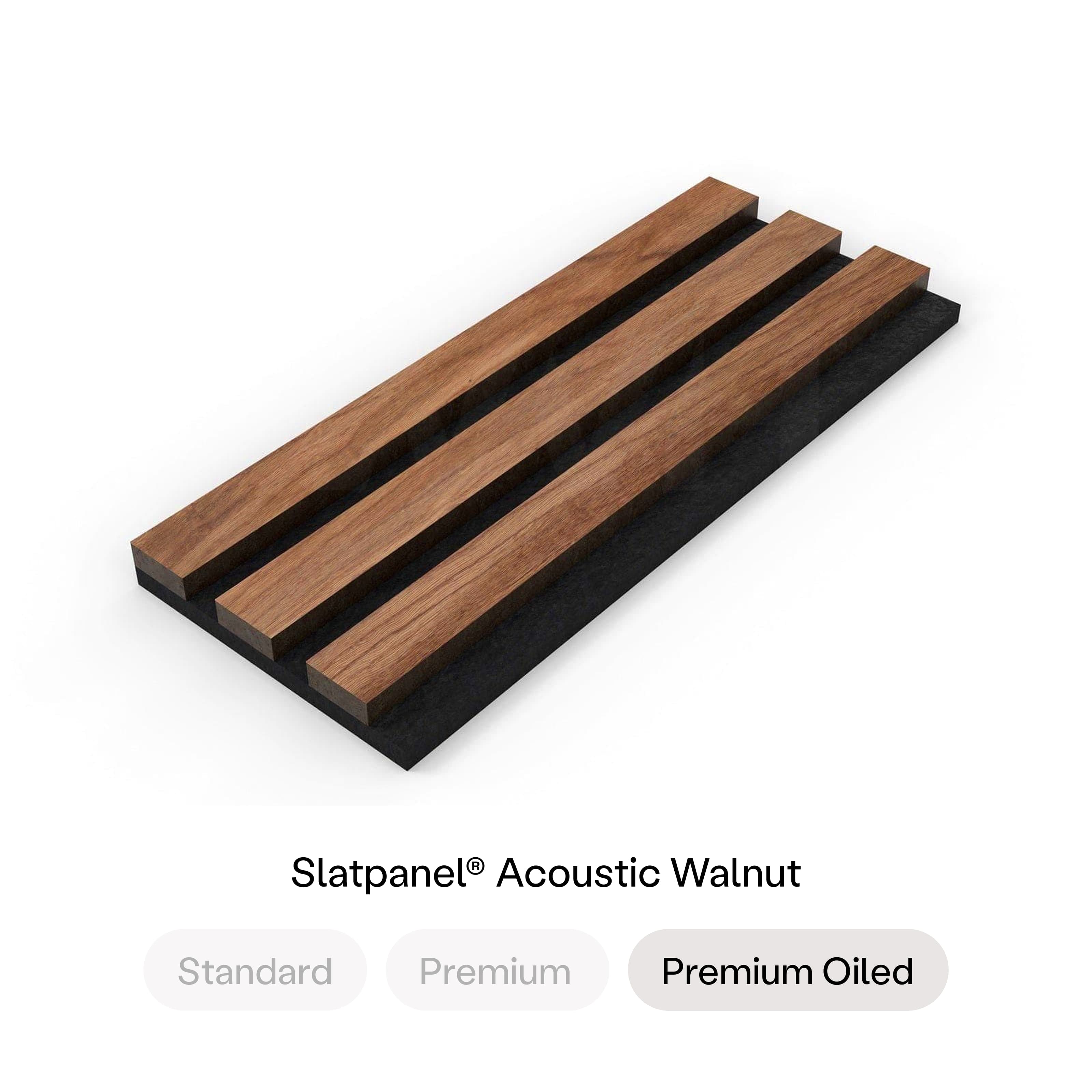 The Wood Veneer Hub Slatpanel® Acoustic Slat Wood Wall Panel Samples