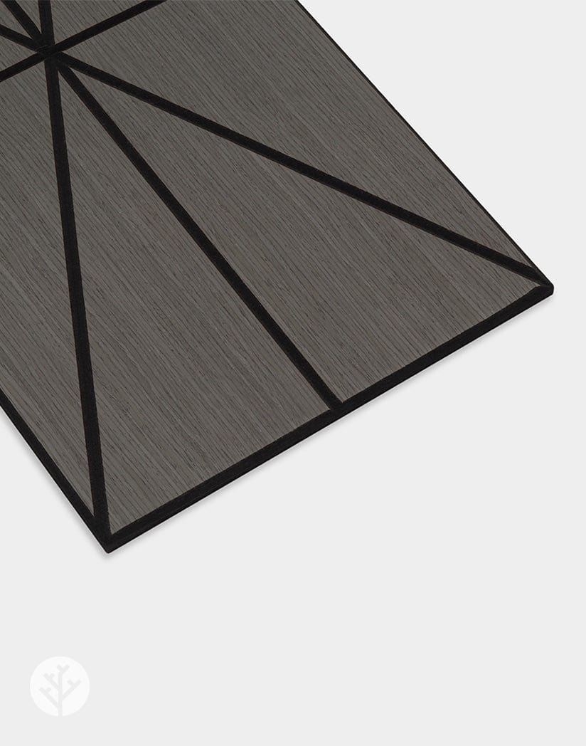 The Wood Veneer Hub Geo-Lite Diamond Oiled Decorative Wall Panel