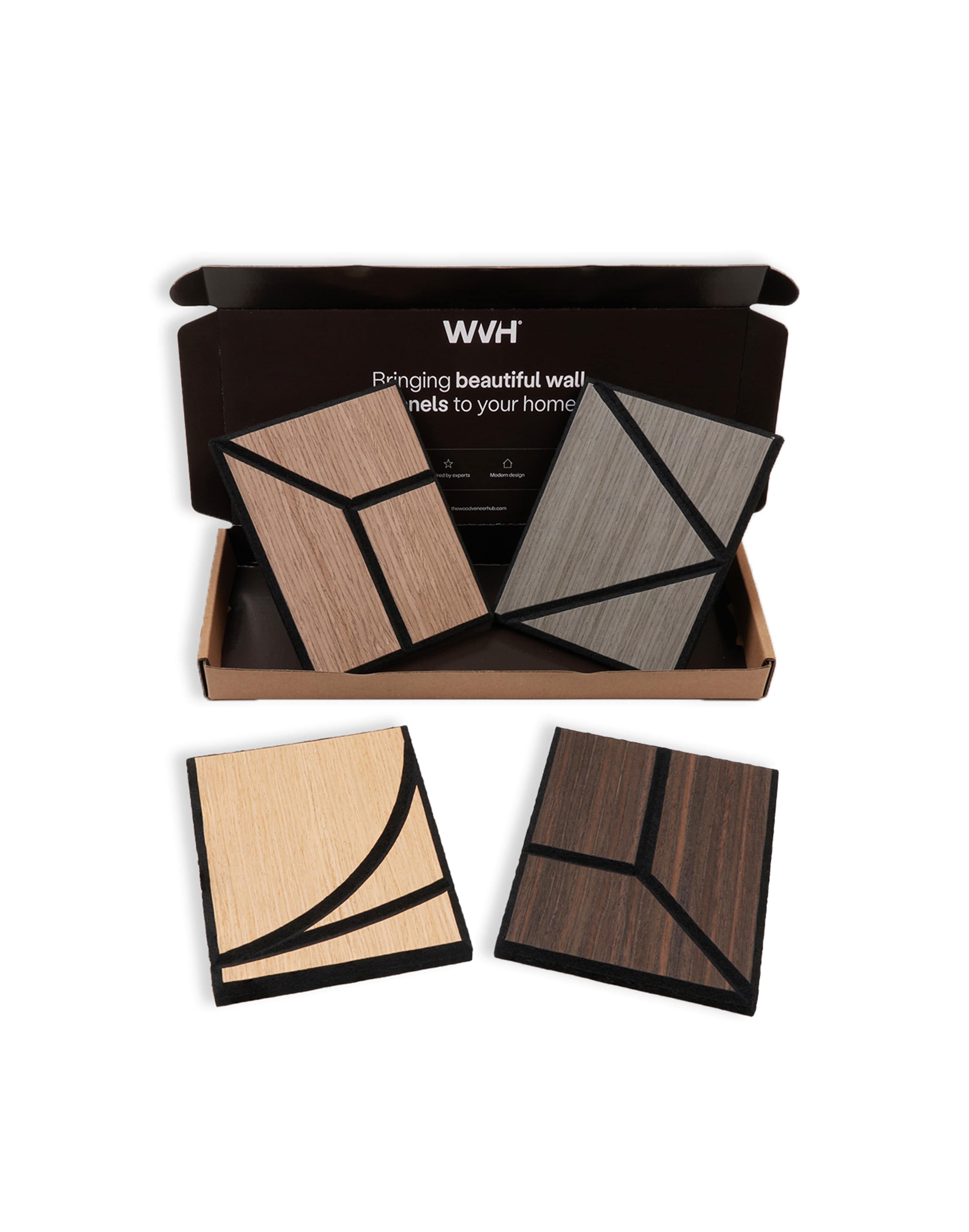 Modeless Panel Geo-Lite Geometric Wall Panels Sample Box