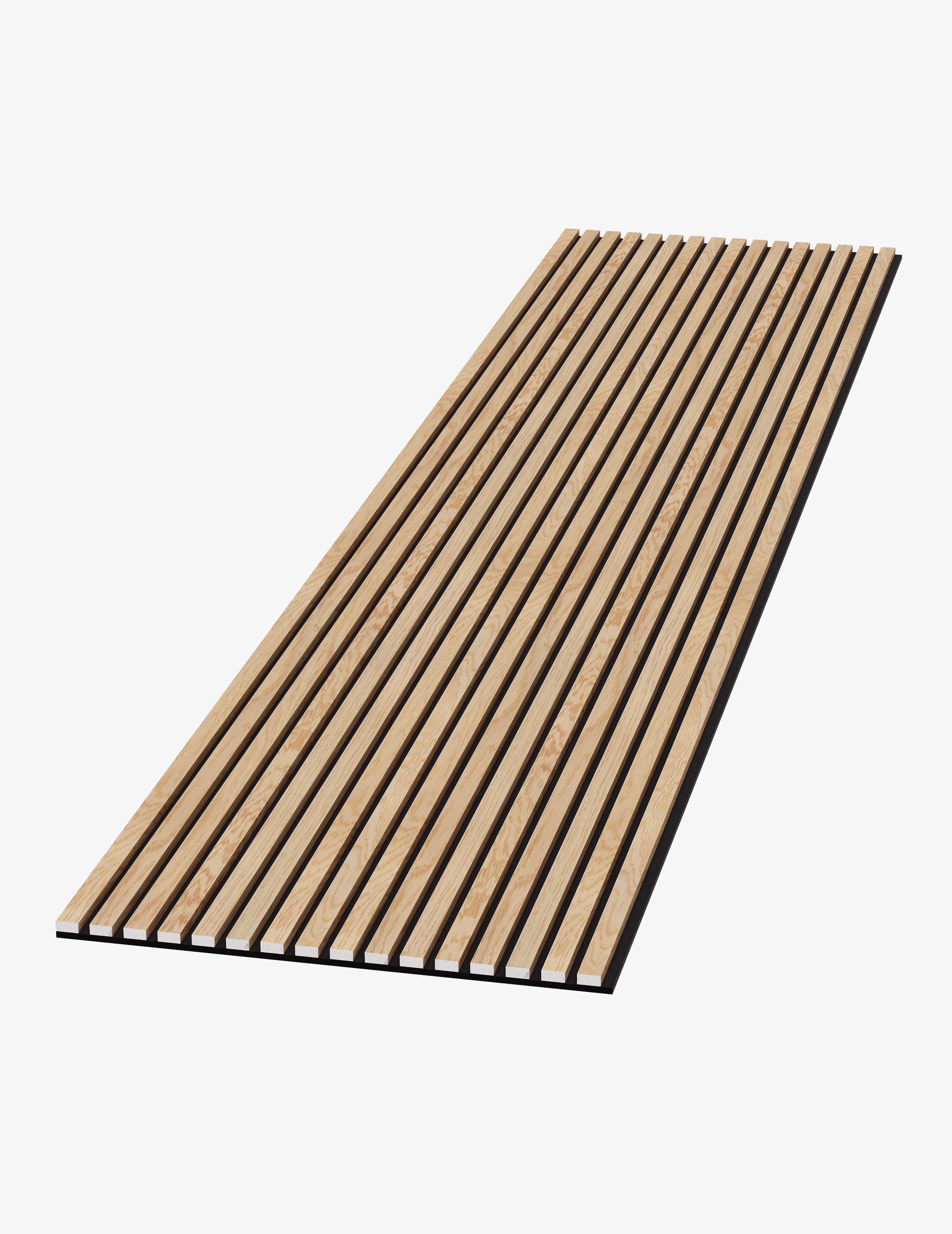 The Wood Veneer Hub Slatpanel® Fire-Rated Oak Acoustic Slat Wall Panel