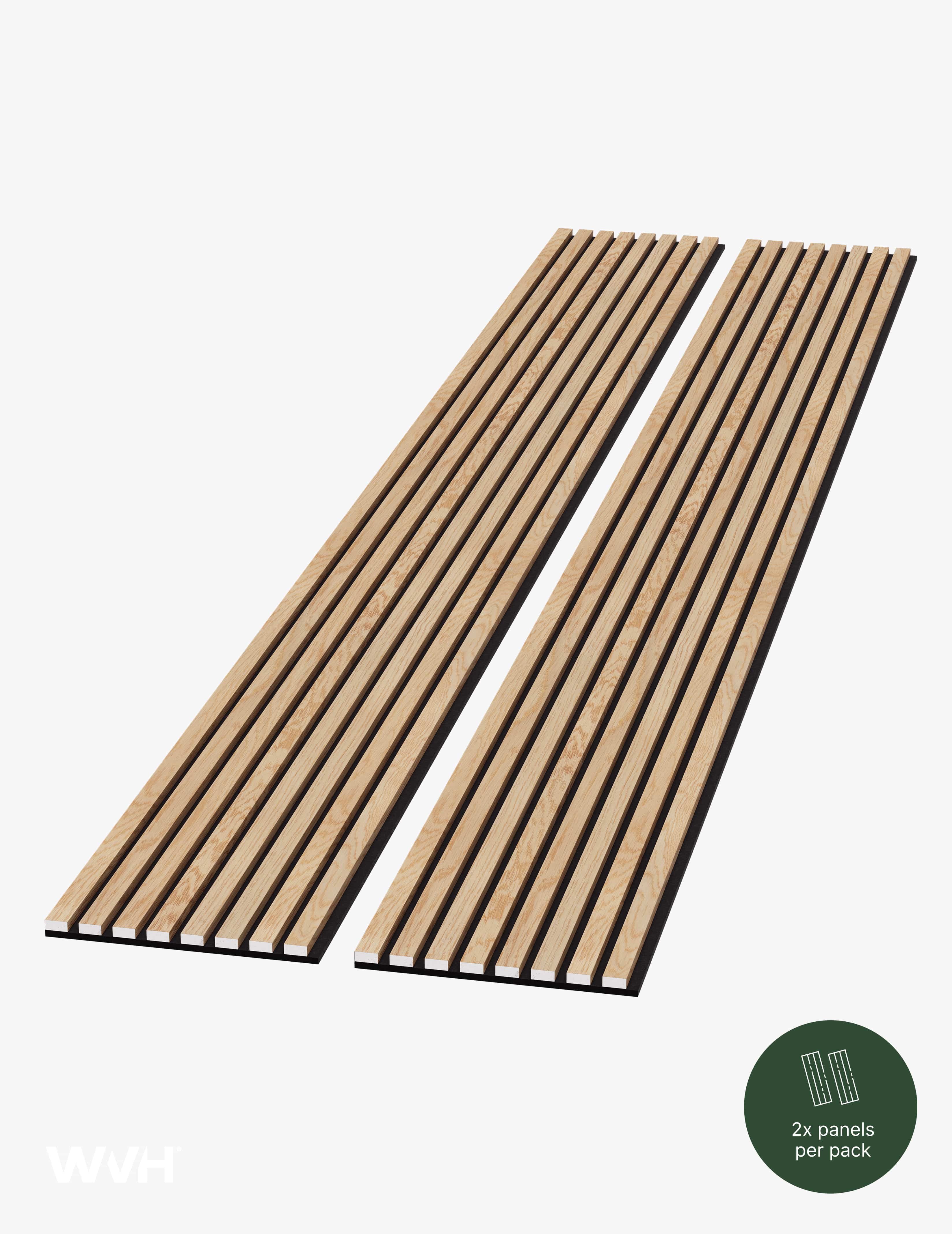 The Wood Veneer Hub Slatpanel® Fire-Rated Oak Acoustic Slat Wall Panel