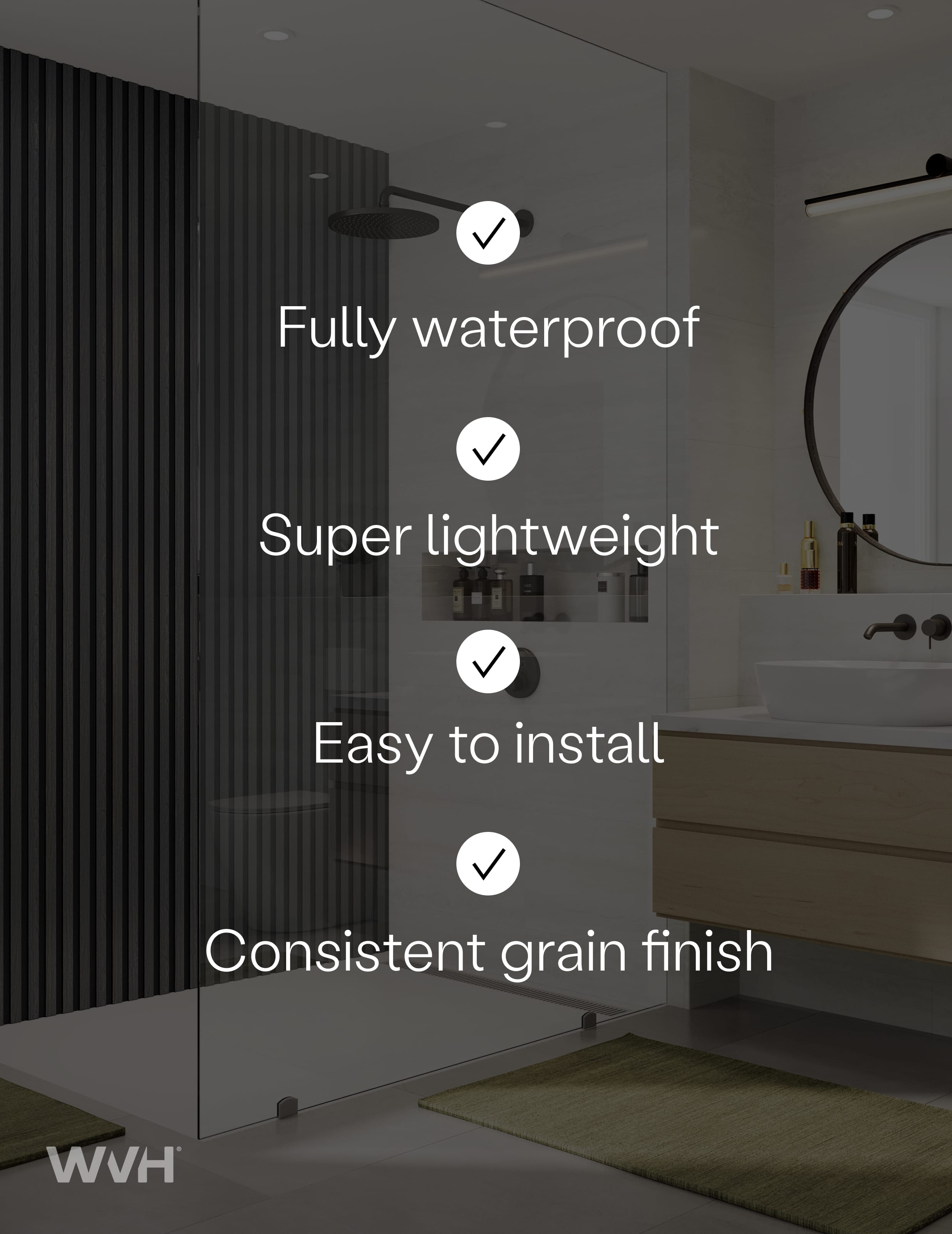 The Wood Veneer Hub Slatpanel® Hydro Gray Oak Waterproof Wall Panels