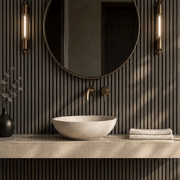 The Wood Veneer Hub Slatpanel® Hydro Gray Oak Waterproof Wall Panels