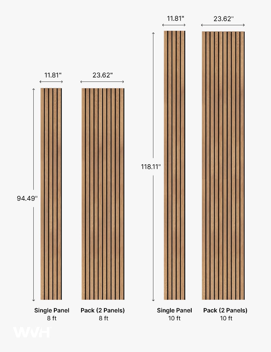 The Wood Veneer Hub Slatpanel® Luxe Plus Oak Acoustic Fire-Rated Panels