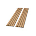 The Wood Veneer Hub Slatpanel® | Luxury Oiled Oak | Non-Acoustic Wide Slat Wood Wall Panels
