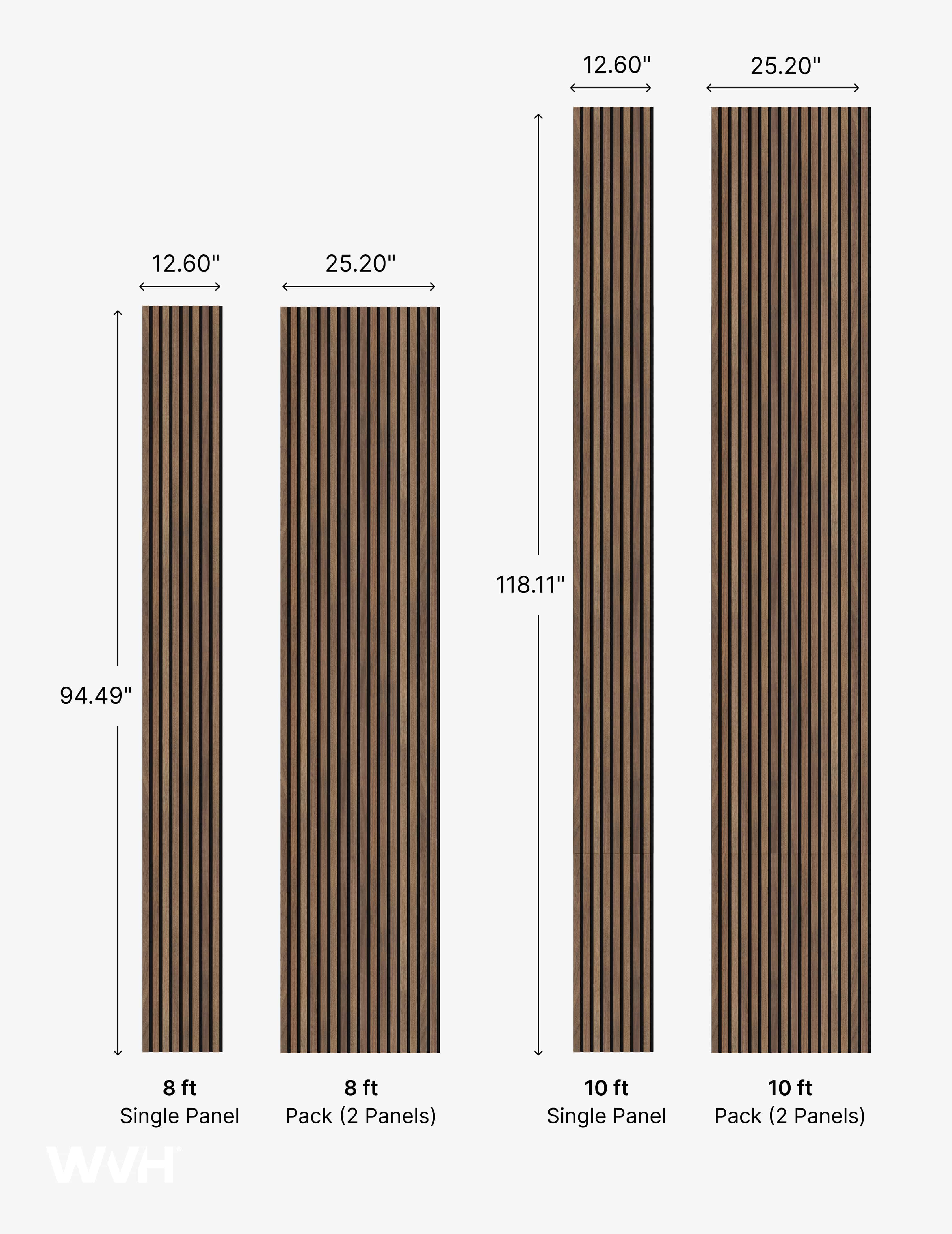 The Wood Veneer Hub Slatpanel® Walnut Fire-Rated Slat Wall Panels