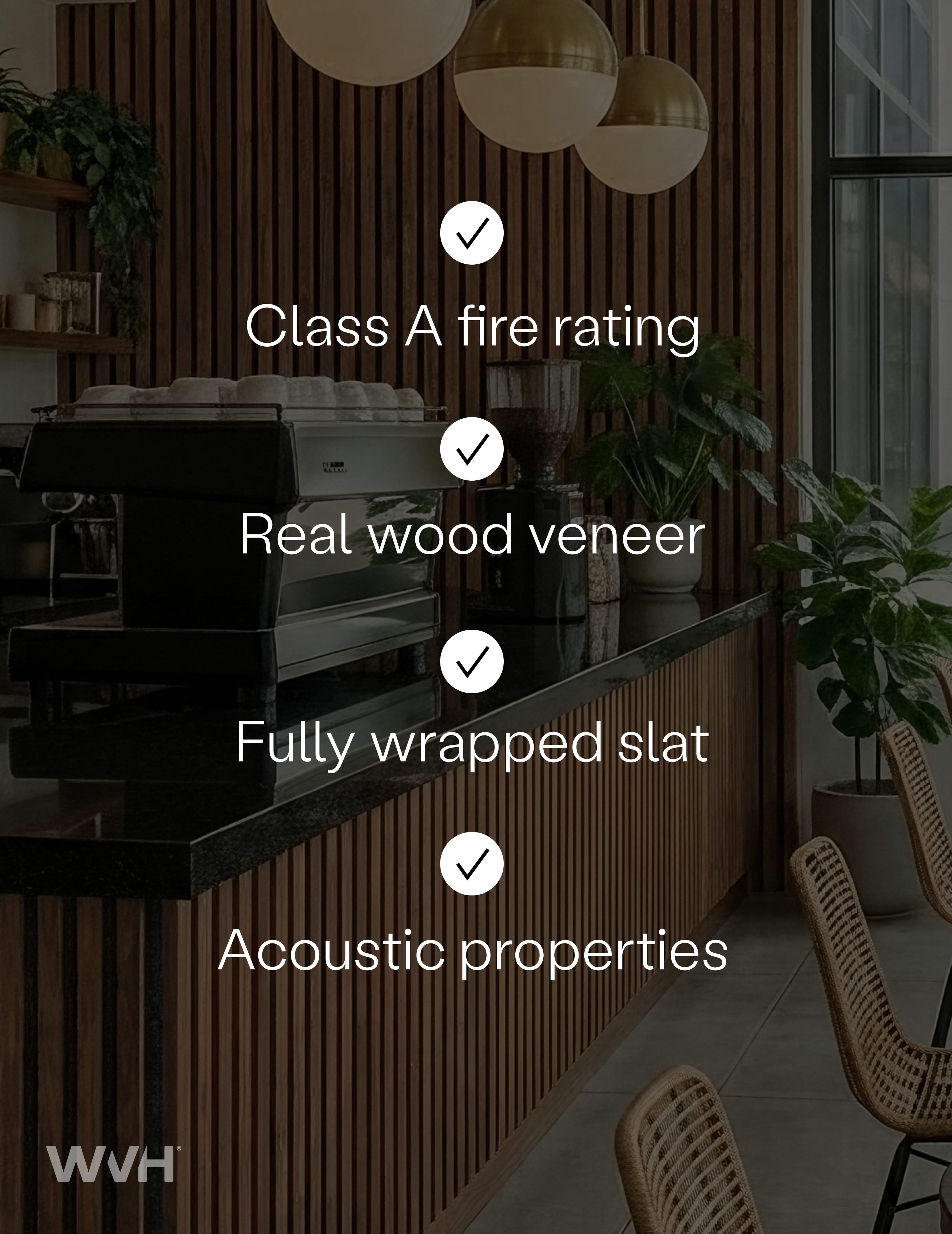 The Wood Veneer Hub Slatpanel® Walnut Fire-Rated Slat Wall Panels