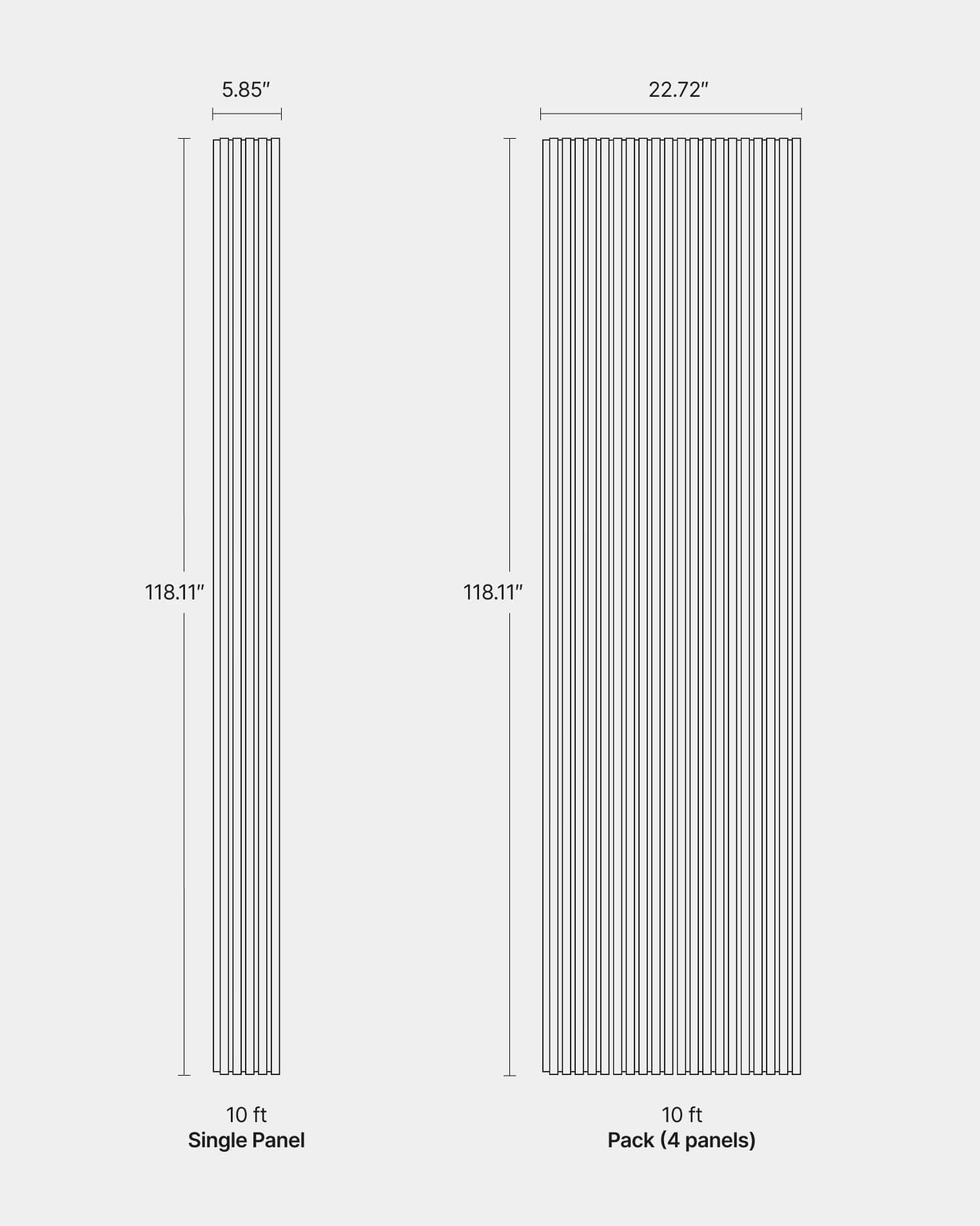 The Wood Veneer Hub Oak Slat Fluted Tambour Wood Effect Wall Panels
