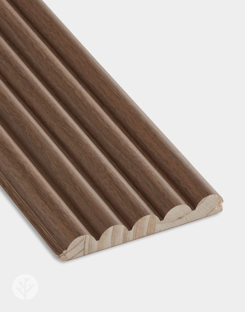 Walknut Panel Walnut Ridge Fluted Tambour Panels | Deep, Rich Elegance