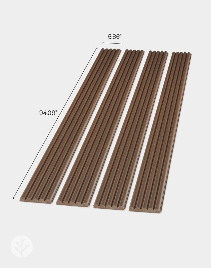 Walnut Ridge Designs Walnut Ridge Fluted Tambour Panels | Deep, Rich Elegance