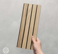 The Wood Veneer Hub Ultraflex Flexible Lightweight Acoustic Wood Wall Panel Samples | Original Slatpanel®