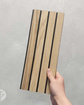The Wood Veneer Hub Ultraflex Flexible Lightweight Acoustic Wood Wall Panel Samples | Original Slatpanel®