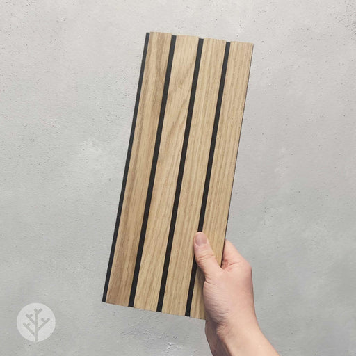 The Wood Veneer Hub Ultraflex Flexible Lightweight Acoustic Wood Wall Panel Samples | Original Slatpanel®