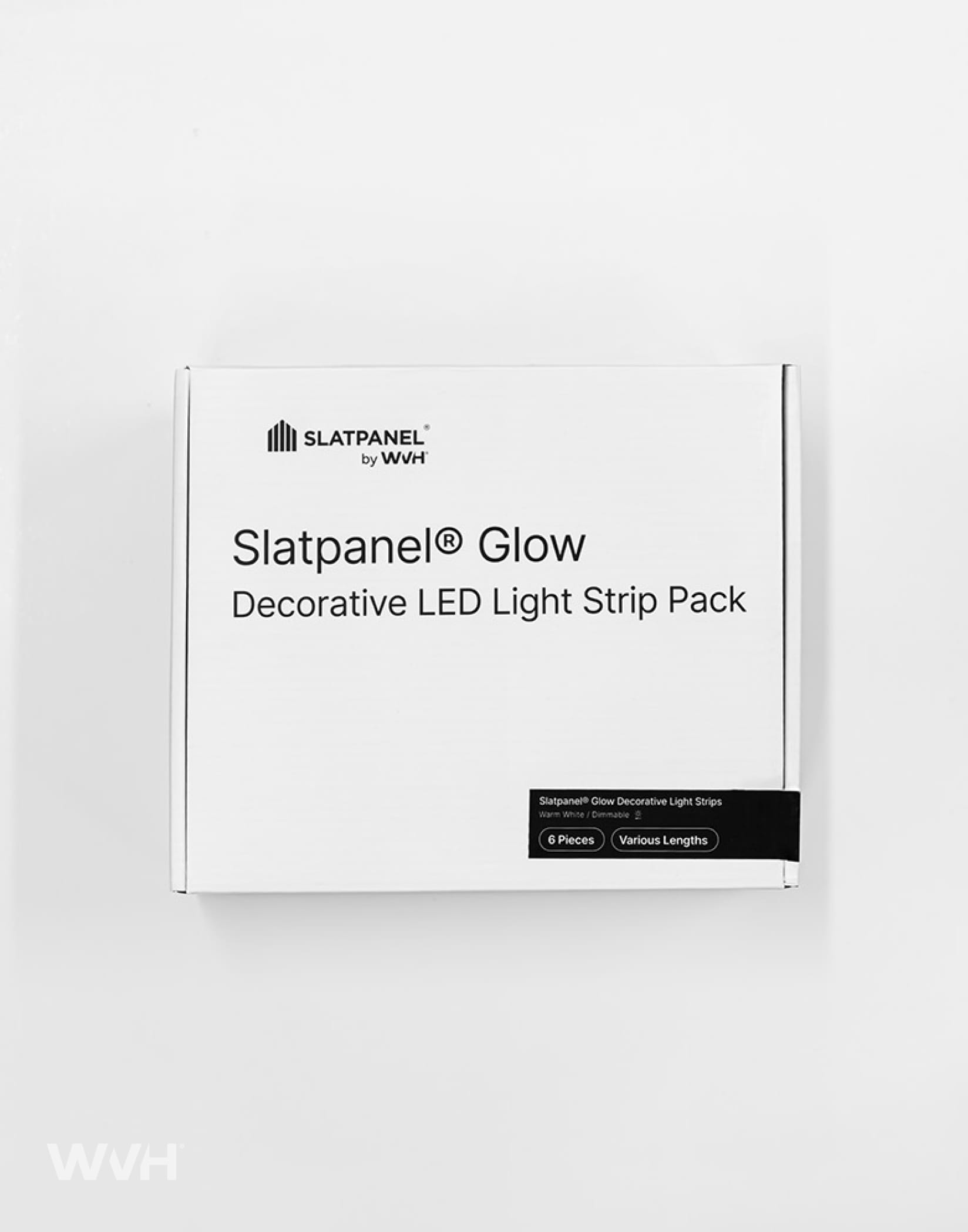 The Wood Veneer Hub Slatpanel® Glow Flexible LED Decorative Light Strip 6-Pack