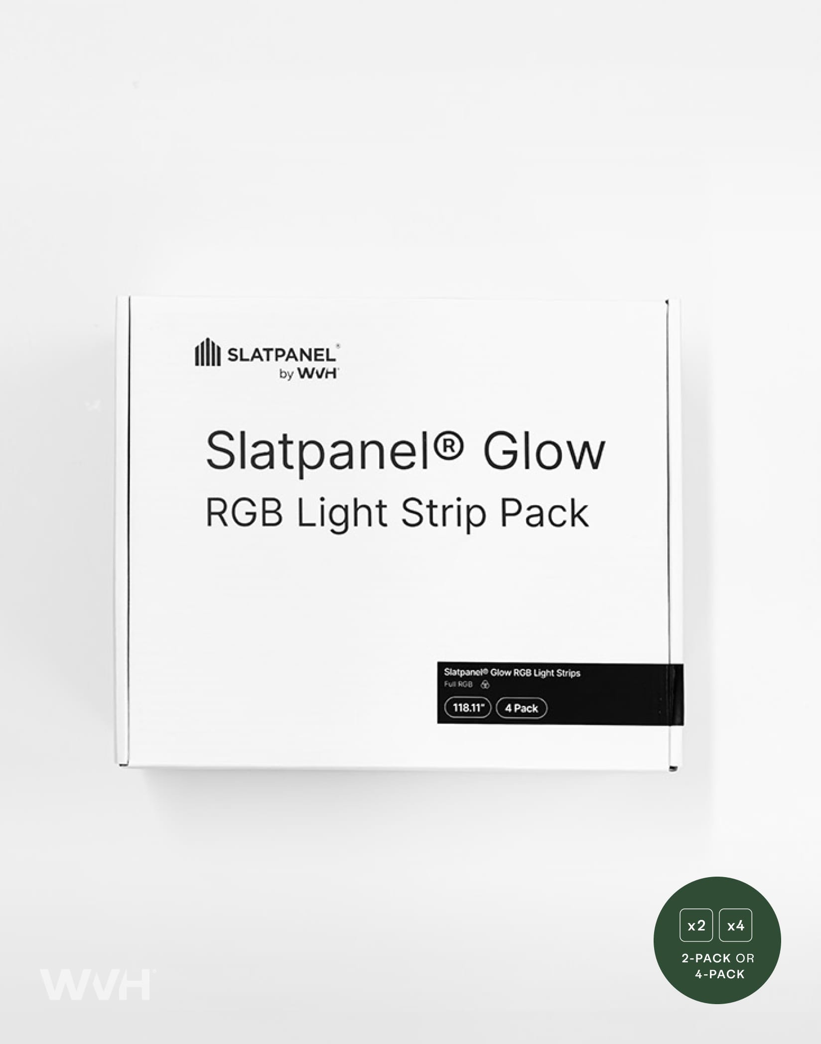 The Wood Veneer Hub Slatpanel® Glow Flexible LED RGB Light Strip Pack