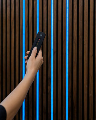 The Wood Veneer Hub Slatpanel® Glow LED RGB Remote Control