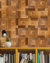 The Wood Veneer Hub Milano Natural Wood Mosaic Tiles