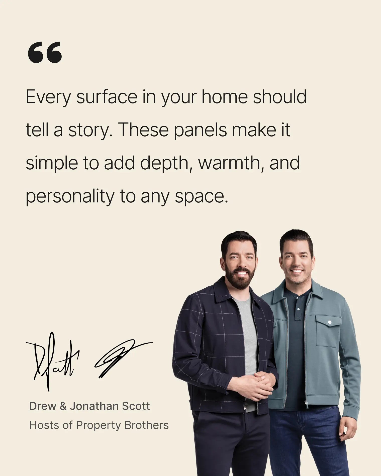 WVH® Drew & Jonathan Home™ Grainmatch Oak Acoustic Slat Wall Panel